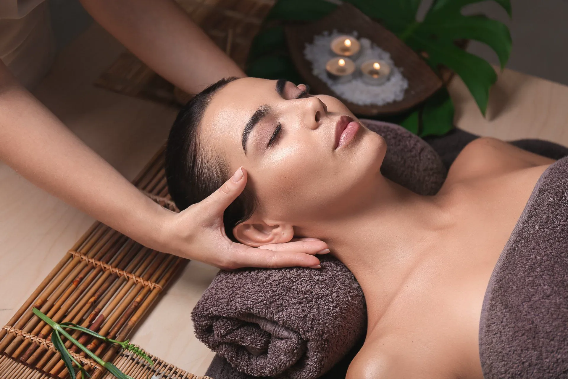Massage relaxant aux huiles essentielles